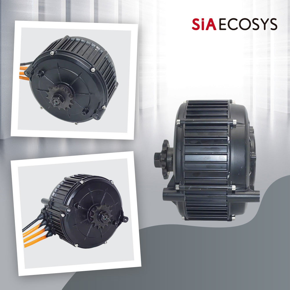 คลังสินค้าสหรัฐฯ มอเตอร์ขับกลา - Mid Drive Motor Kit 72V 5000W บทวิจารณ์และราคา